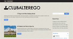 Desktop Screenshot of clubalterego.co.uk