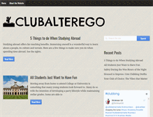 Tablet Screenshot of clubalterego.co.uk